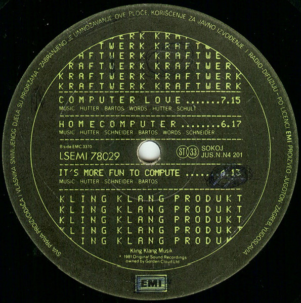Kraftwerk - Computer World (LP, Album)