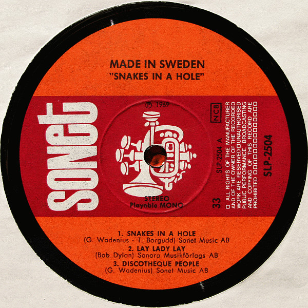 Made In Sweden - Snakes In A Hole (LP, Album)