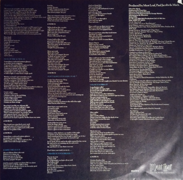 Meat Loaf - Bad Attitude (LP, Album)