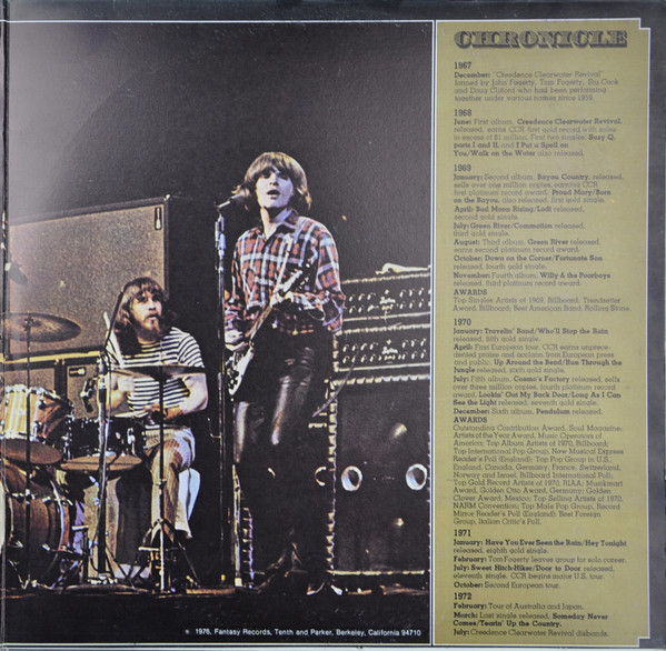 Creedence Clearwater Revival Featuring John Fogerty - Chronicle (The 20 Greatest Hits) (2xLP, Comp, RE, Gat)