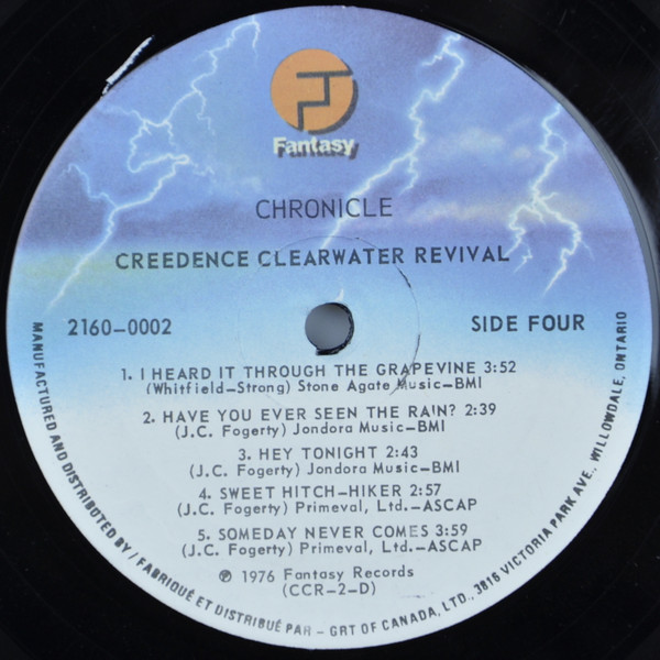 Creedence Clearwater Revival Featuring John Fogerty - Chronicle (The 20 Greatest Hits) (2xLP, Comp, RE, Gat)