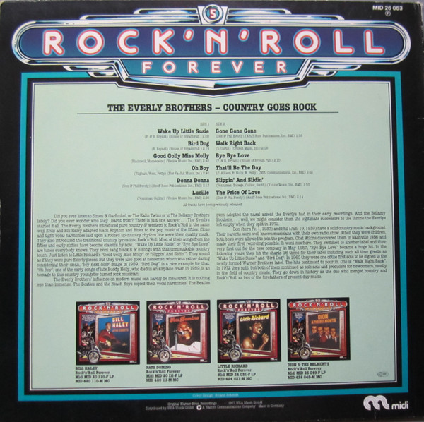 Everly Brothers - Rock 'N' Roll Forever  (LP, Comp)