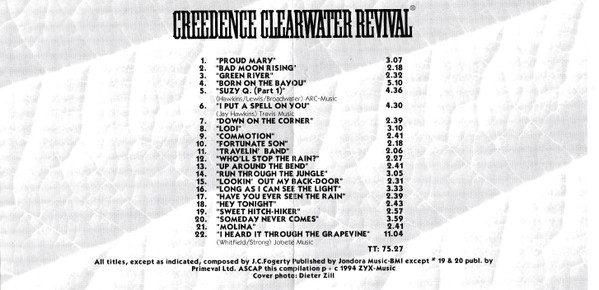 Creedence Clearwater Revival - Really The Best (CD, Comp, Gol)