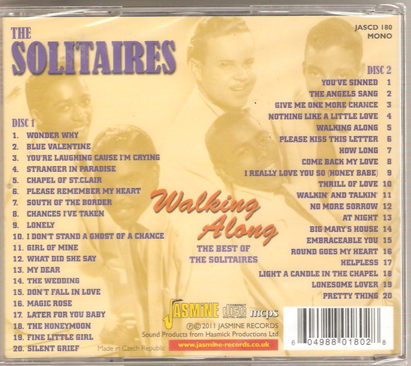 The Solitaires - Walking Along The Best Of The Solitaires (2xCD, Comp)