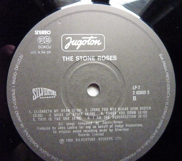 The Stone Roses - The Stone Roses (LP, Album)