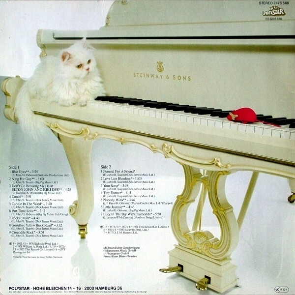 Elton John - Your Songs (Die Grosse Edition Seiner Romantischen Welthits) (LP, Comp)