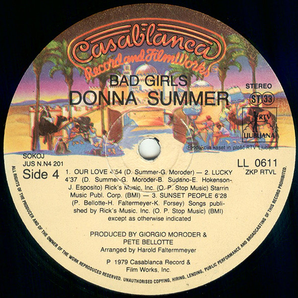 Donna Summer - Bad Girls (2xLP, Album, Gat)