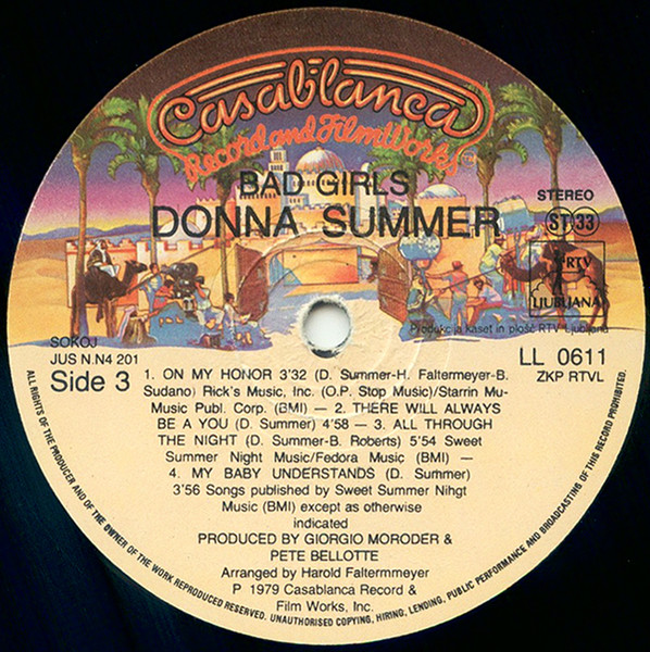 Donna Summer - Bad Girls (2xLP, Album, Gat)