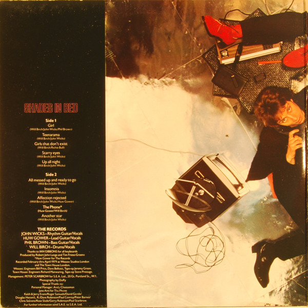 The Records - Shades In Bed (LP, Album + 12