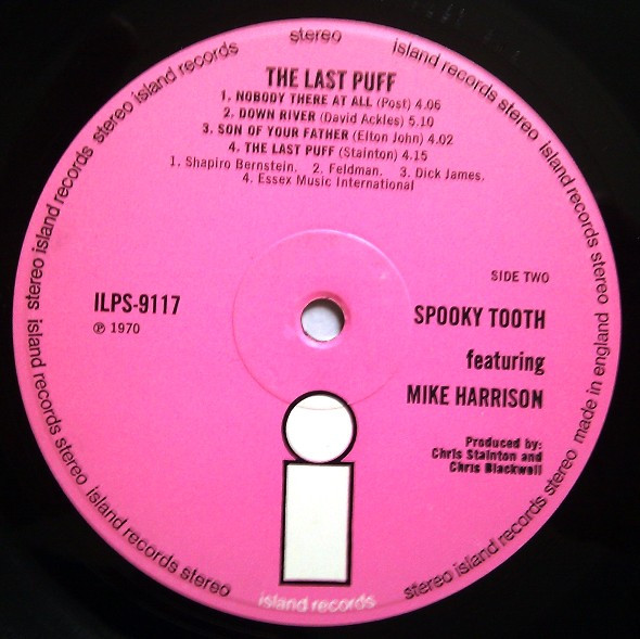 Spooky Tooth Featuring Mike Harrison (2) - The Last Puff (LP, Album)