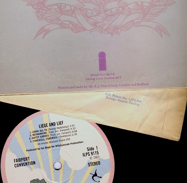 Fairport Convention - Liege & Lief (LP, Album, RP, Pin)