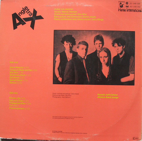 Angletrax - Angletrax (LP, Album)
