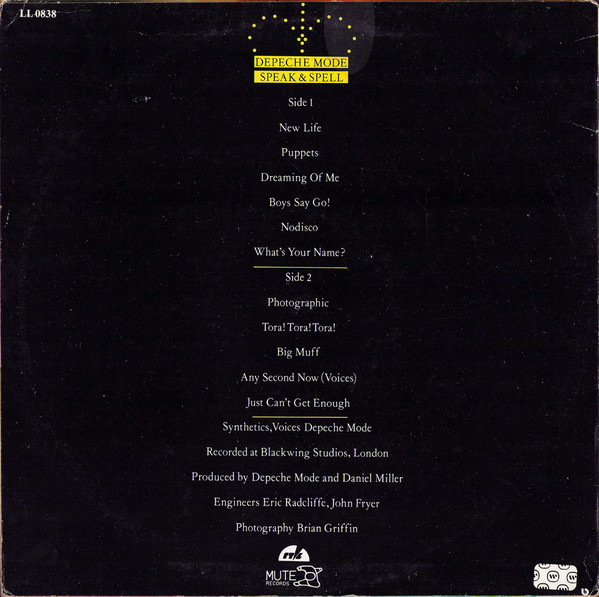 Depeche Mode - Speak & Spell (LP, Album)