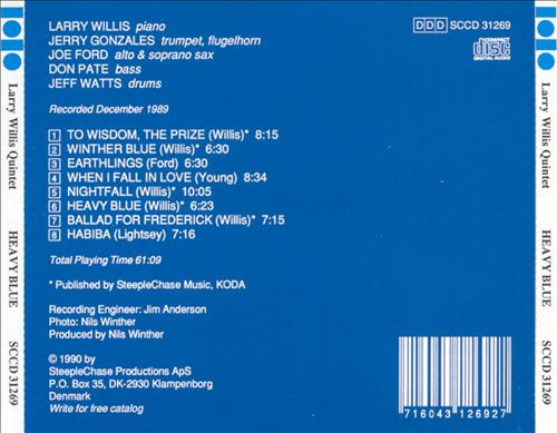 Larry Willis Quintet* - Heavy Blue (CD, Album)