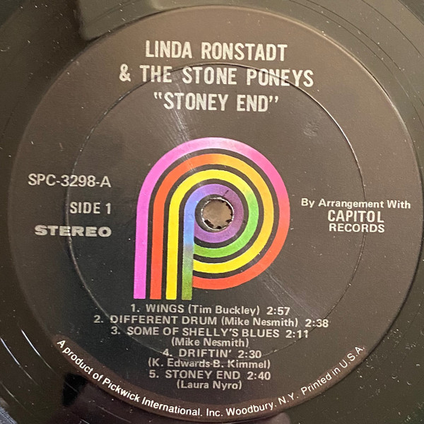 Linda Ronstadt & The Stone Poneys - Stoney End (LP, Comp, RE)