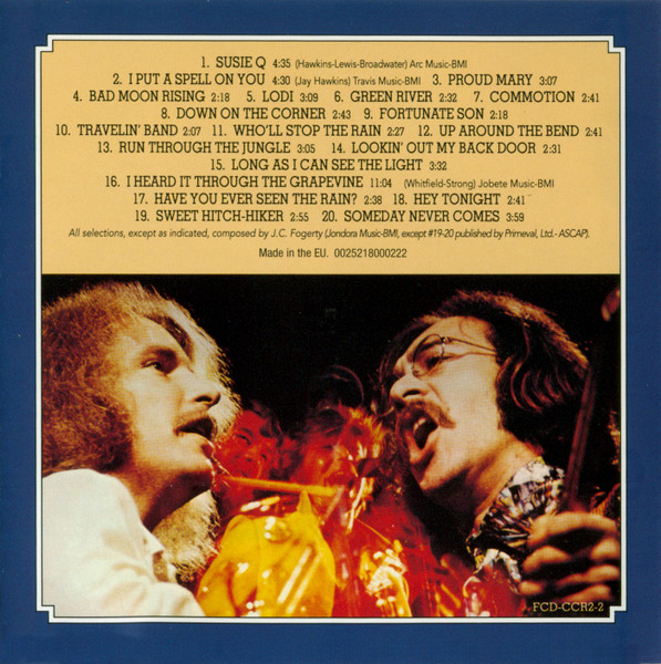 Creedence Clearwater Revival Featuring John Fogerty - Chronicle (The 20 Greatest Hits) (CD, Comp, RE, RM)
