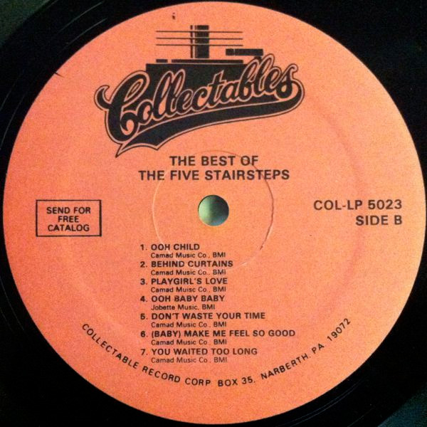 The Five Stairsteps* - The Best Of The Five Stairsteps (LP, Comp)