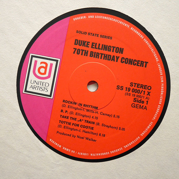 Duke Ellington - Duke Ellington's 70th Birthday Concert (2xLP, Album, Gat)