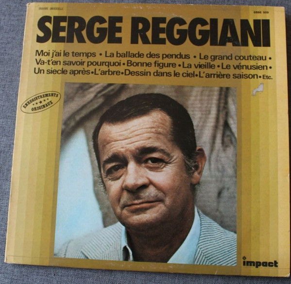 Serge Reggiani - Serge Reggiani (LP, Comp, RE)