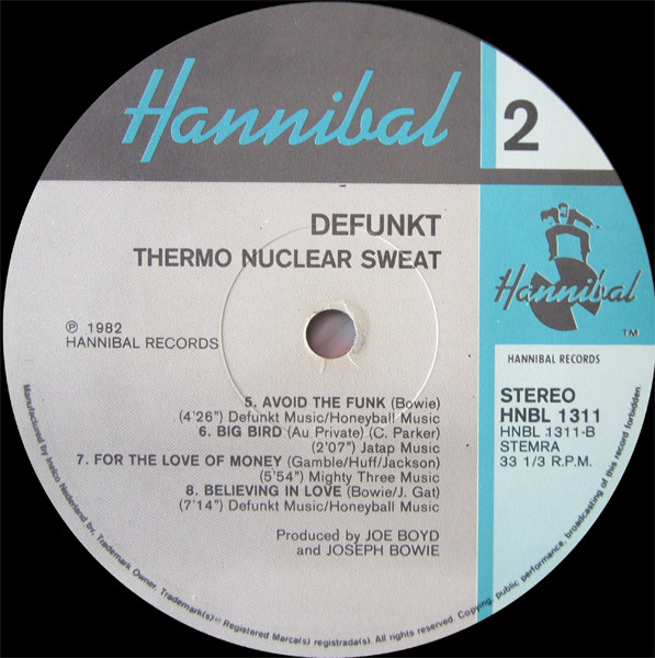 Defunkt - Thermonuclear Sweat (LP, Album)