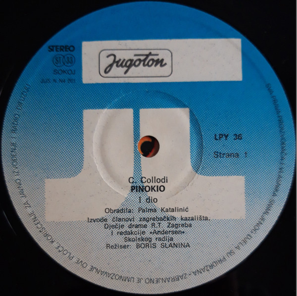 C. Collodi* - Pinokio (LP, Album)