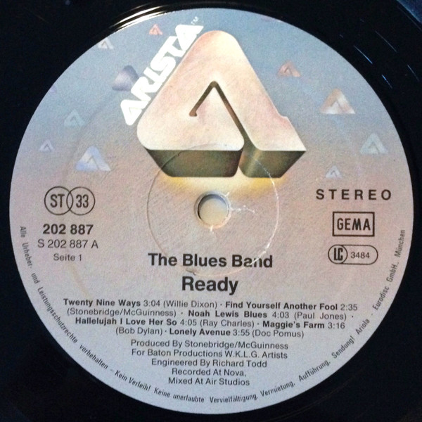 The Blues Band - Ready (LP, Album)