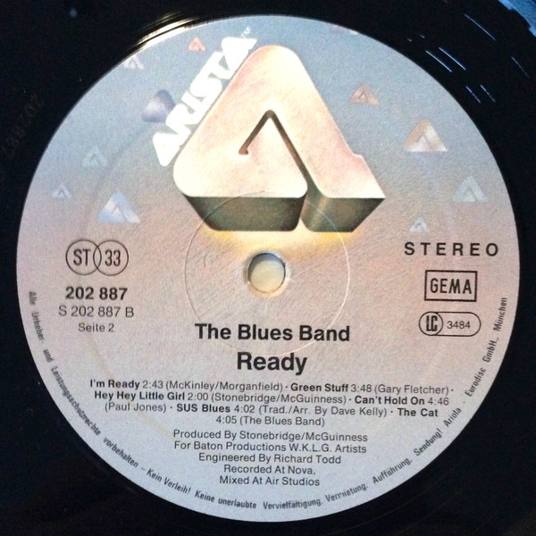 The Blues Band - Ready (LP, Album)