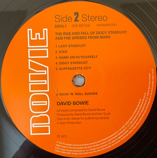 David Bowie - The Rise And Fall Of Ziggy Stardust And The Spiders From Mars (LP, Album, RE, RM, 180)