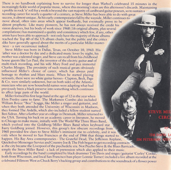 Steve Miller Band - The Best Of 1968 - 1973 (CD, Comp)