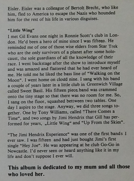 Sting - ...Nothing Like The Sun (LP, Album, Whi)