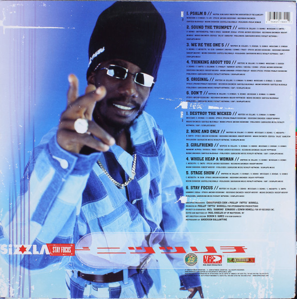 Sizzla - Stay Focus (LP, Album)