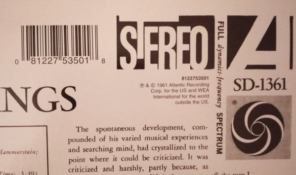 John Coltrane - My Favorite Things (LP, Album, RE)