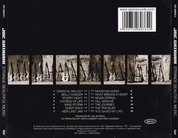 Joe Satriani - Strange Beautiful Music (CD, Album)