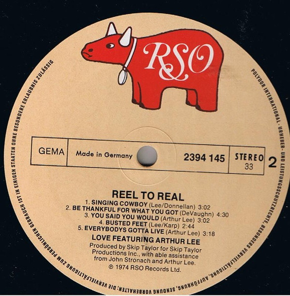 Love - Reel To Real (LP, Album)