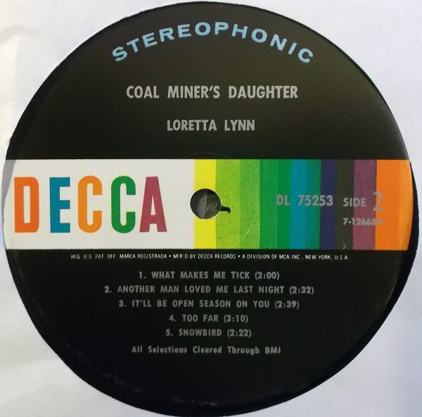 Loretta Lynn - Coal Miner's Daughter (LP, Album, Pin)