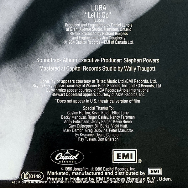 Various - 9½ Weeks (Original Motion Picture Soundtrack) (LP, Comp)