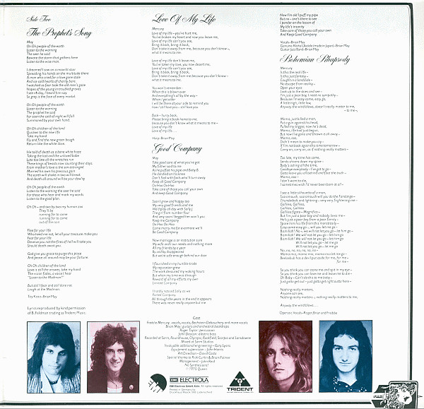 Queen - A Night At The Opera (LP, Album, RP, Gat)