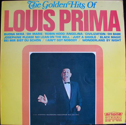 Louis Prima - The Golden Hits Of Louis Prima (LP, Comp)