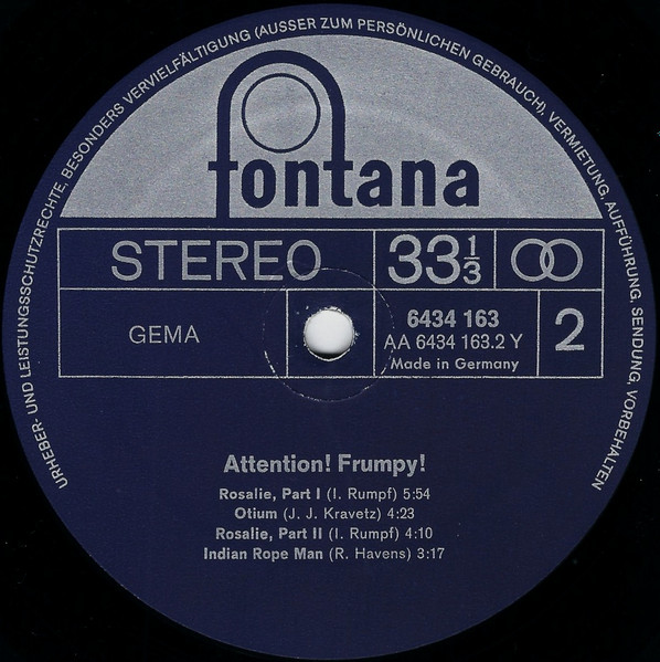 Frumpy - Attention! Frumpy! (LP, Comp)