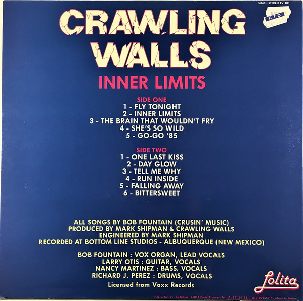 Crawling Walls* - Inner Limits (LP, Album)