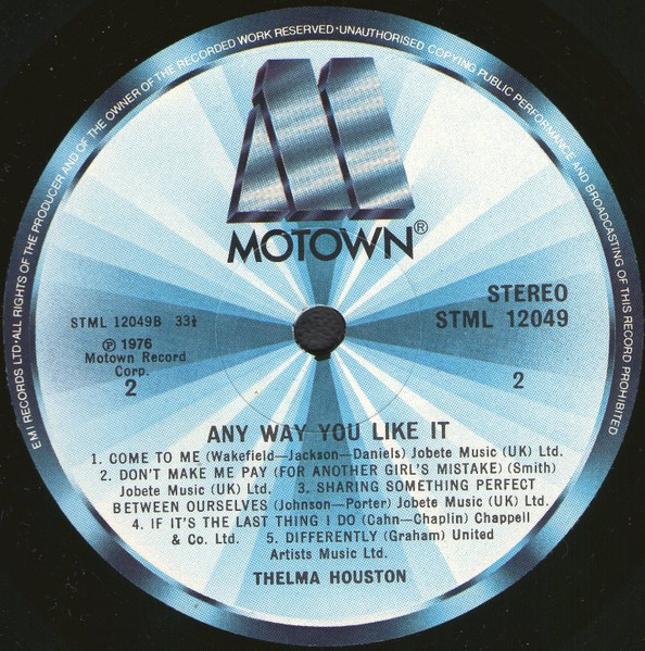 Thelma Houston - Any Way You Like It (LP, Album)