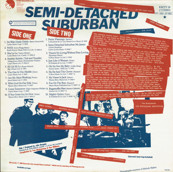 Manfred Mann - Semi-Detached Suburban (20 Great Hits Of The Sixties) (LP, Comp)