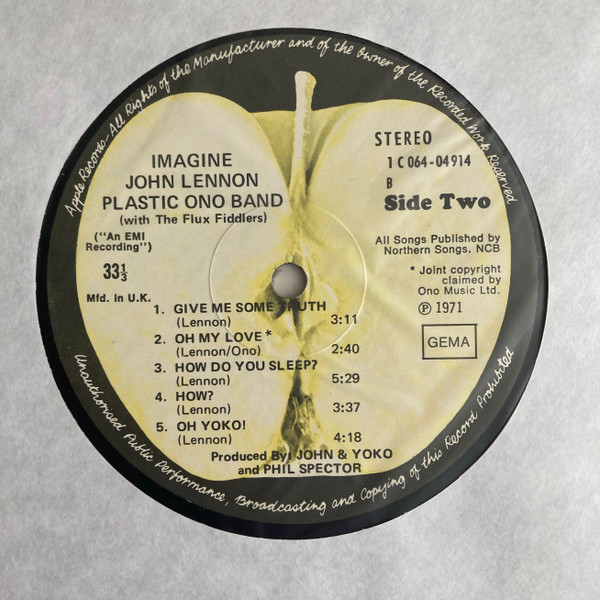 John Lennon - Imagine (LP, Album, RE)
