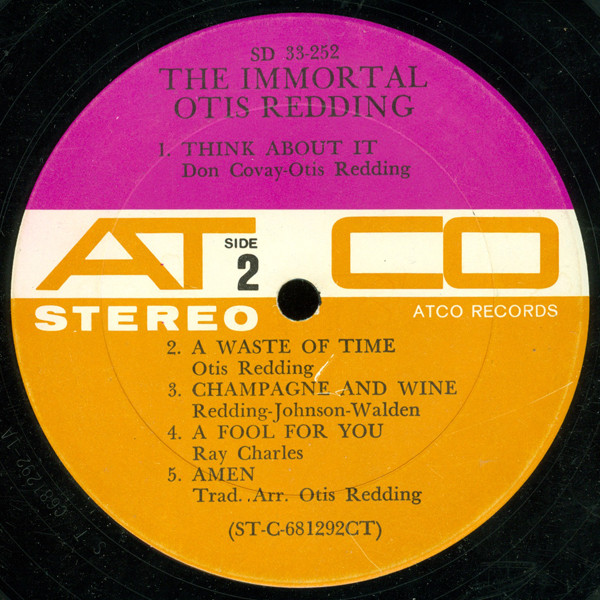 Otis Redding - The Immortal Otis Redding (LP, Album, CT )