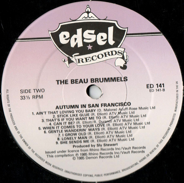 The Beau Brummels - Autumn In San Francisco (LP, Comp)