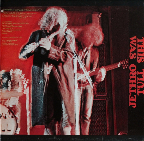Jethro Tull - This Was (LP, Album, RE, Gat)