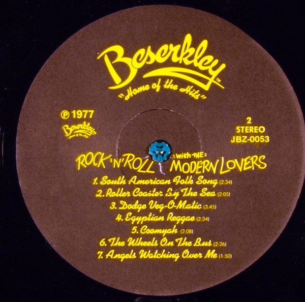 The Modern Lovers* - Rock 'N' Roll With The Modern Lovers (LP, Album)
