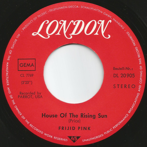 Frijid Pink - The House Of The Rising Sun (7