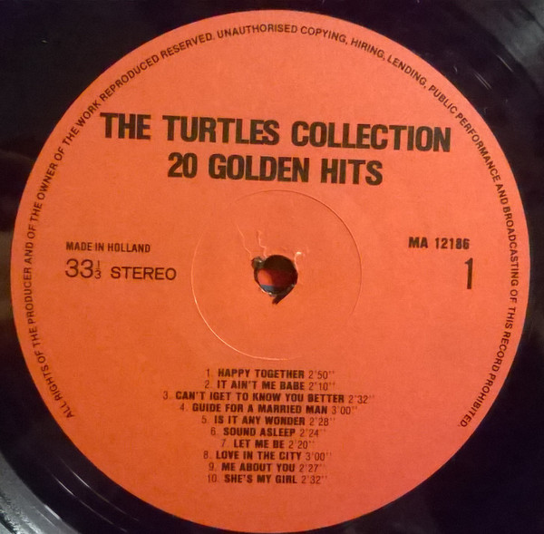 The Turtles - The Turtles Collection - 20 Golden Hits (LP, Comp)