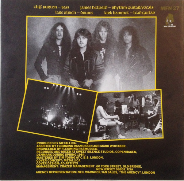 Metallica - Ride The Lightning (LP, Album)